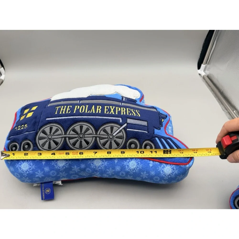 Polar Express Train Plush Pillow Set of 2 Christmas Railroad Decor 2017